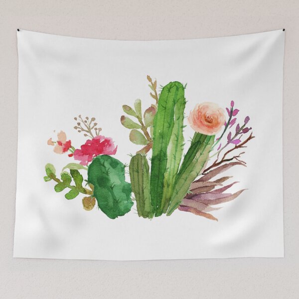 Item preview, Cactus Flowering Watercolour designed and sold by killies.