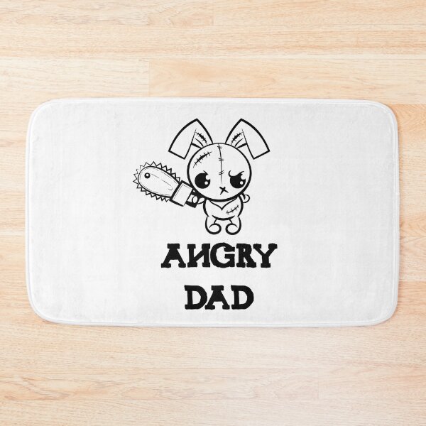 Item preview, Angry Dad Grumpy Voodoo Bunny Cute Monster designed and sold by ProjectX23.