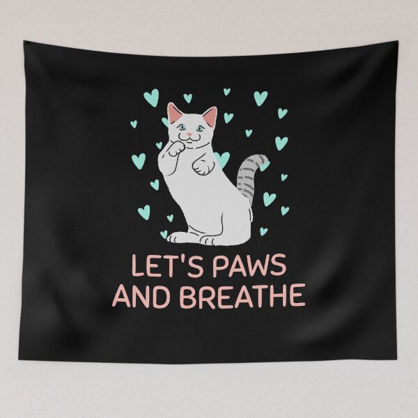 Item preview, Let's paws and breathe designed and sold by GoodNews.365.