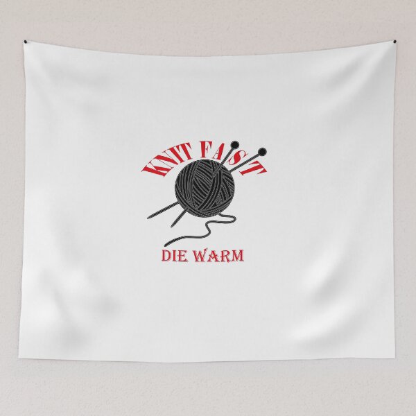 Item preview, Knit Fast Die Warm  CHRISTMAS |  Funny  Knitting Lover designed and sold by DANT-shirts.