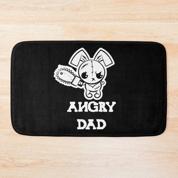 Item preview, Angry Dad Grumpy Voodoo Bunny Cute Monster designed and sold by ProjectX23.