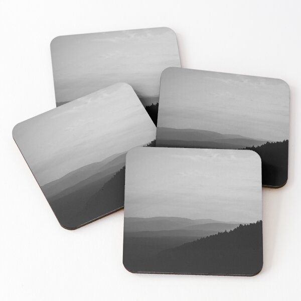 Item preview, Beautiful Black and White Landscape Rolling Hills designed and sold by Tortelikeatiger.