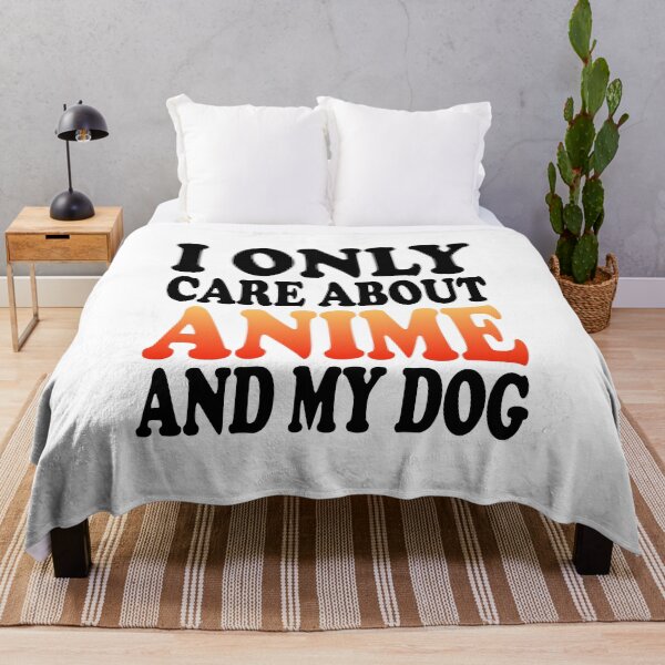 Item preview, I Only Care About Anime And My Dog Essential Classic Design designed and sold by Glike.