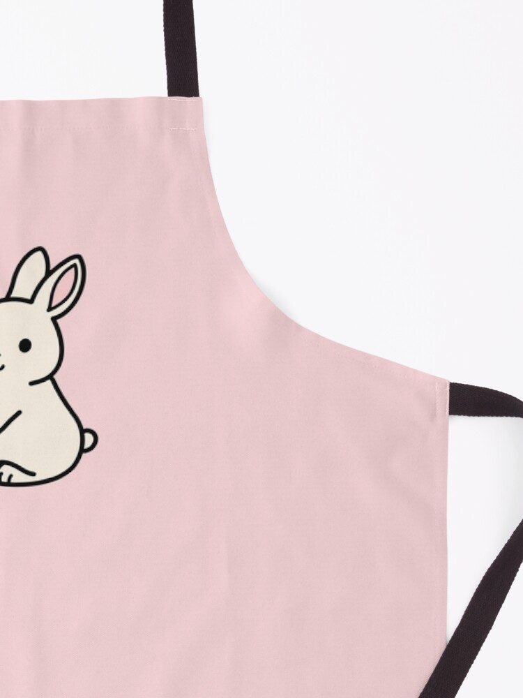 Alternate view of White Bunny Apron