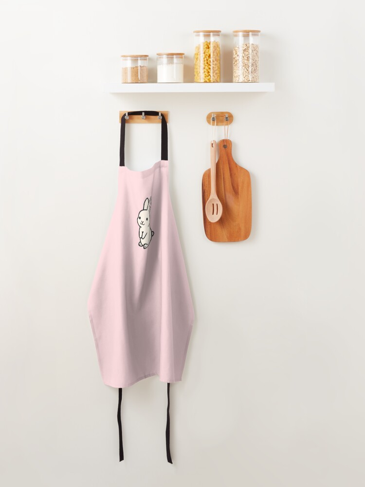 Alternate view of White Bunny Apron