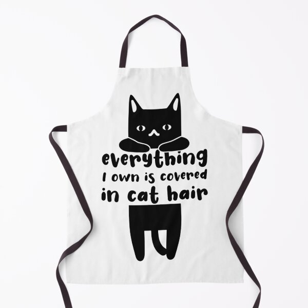 Item preview, Everything I Own Is Covered In Cat Hair - Funny Classic Cat Owner designed and sold by Seth's Tees.