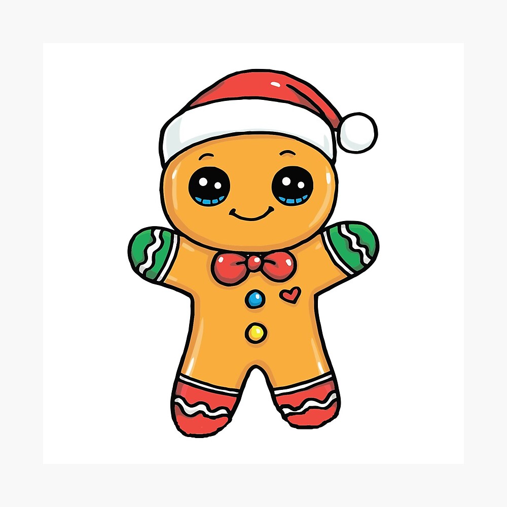 Moriah Elizabeth Squishy Xmas Yellow Ginger Bread Poster By Rb Store Redbubble