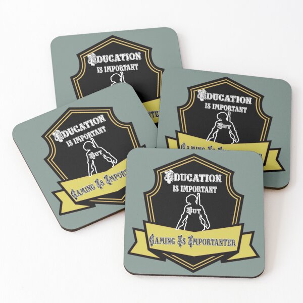 Item preview, Education Is Important But Gaming Is Importanter designed and sold by LamisArts ID (71).