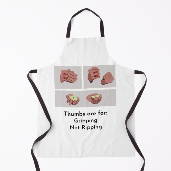 Item preview, Thumbs are for gripping, not ripping designed and sold by The British Bunny Hop Shop.