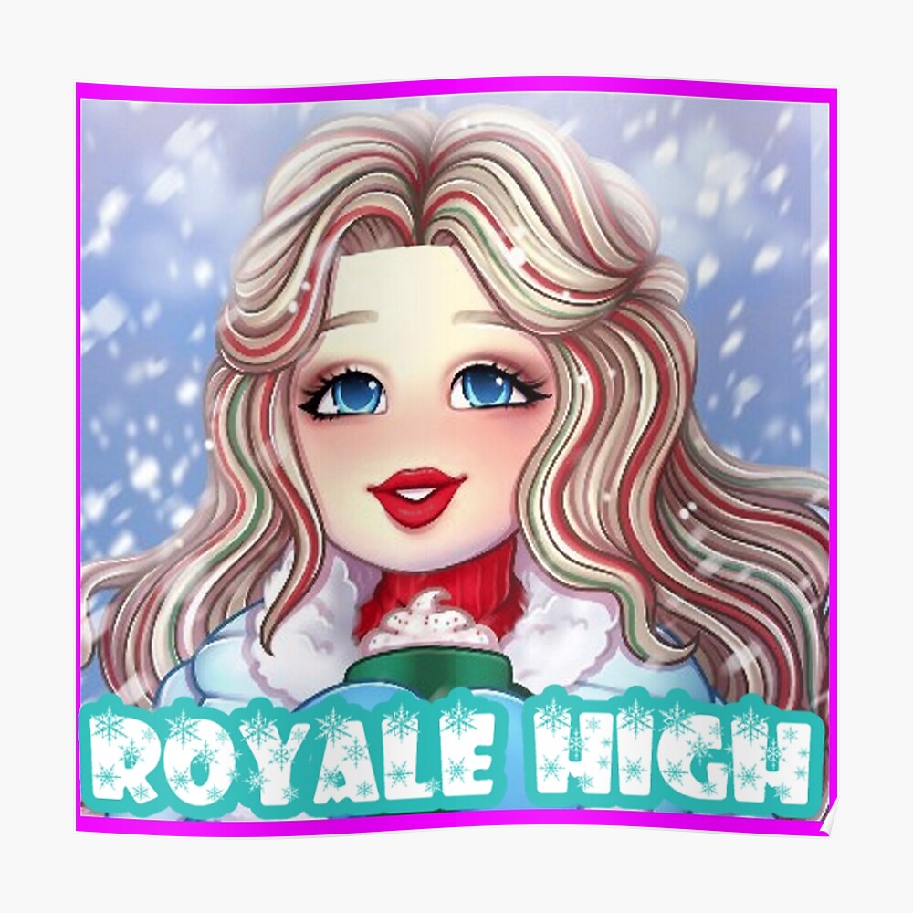 Royale High Winter Roblox Neon Pink Sticker By Totkisha1 Redbubble