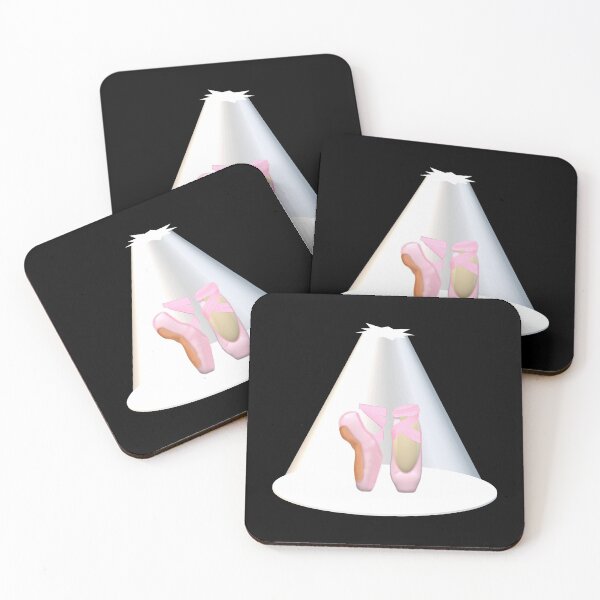 Item preview, Ballet Pointe Shoes in Spotlight on Stage (Black Background) designed and sold by ArtByLM.
