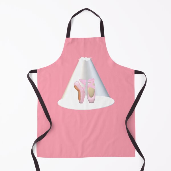 Item preview, Ballet Pointe Shoes in Spotlight on Stage (Pink Background) designed and sold by ArtByLM.