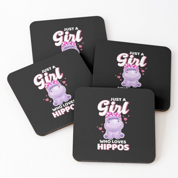 Item preview, Just A Girl Who Loves Hippos designed and sold by BLake77777.