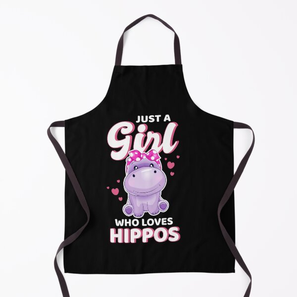 Item preview, Just A Girl Who Loves Hippos designed and sold by BLake77777.