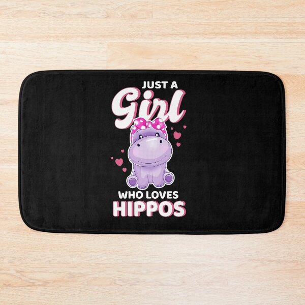 Item preview, Just A Girl Who Loves Hippos designed and sold by BLake77777.