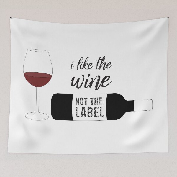 Item preview, I like the wine.  designed and sold by Rachel Kaplan.
