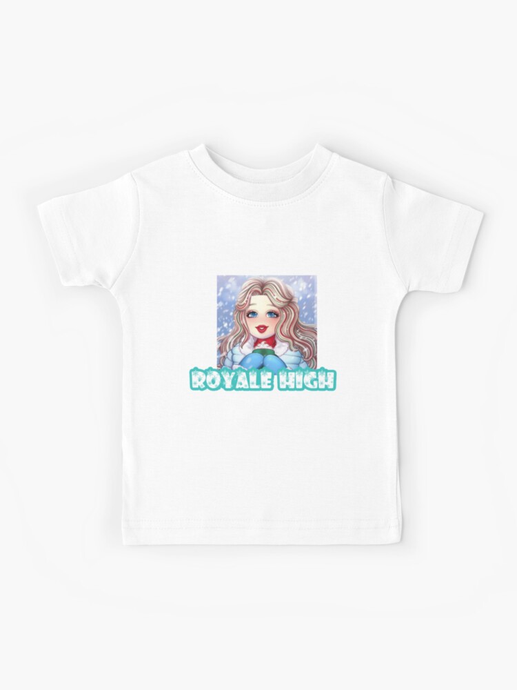 Royale High Winter Roblox White Kids T Shirt By Totkisha1 Redbubble - how to get a baby in roblox royale high