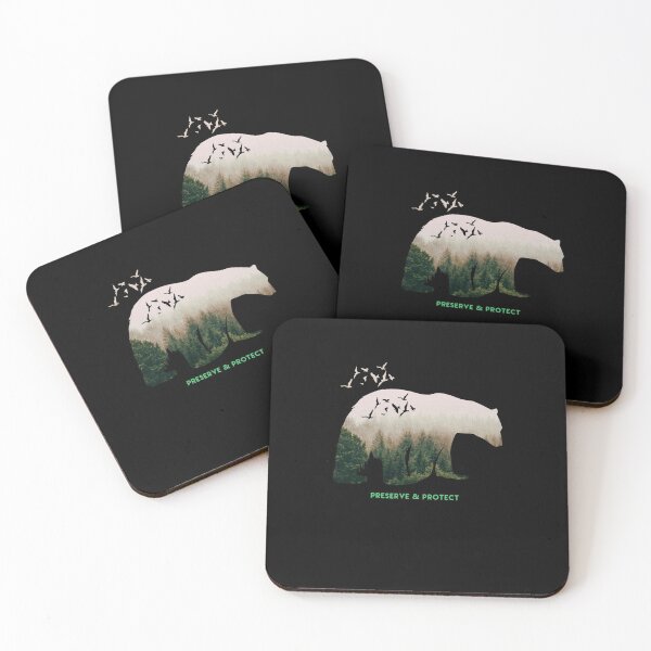 Item preview, Preserve & Protect Vintage Bear Nature Wildlife designed and sold by BLake77777.