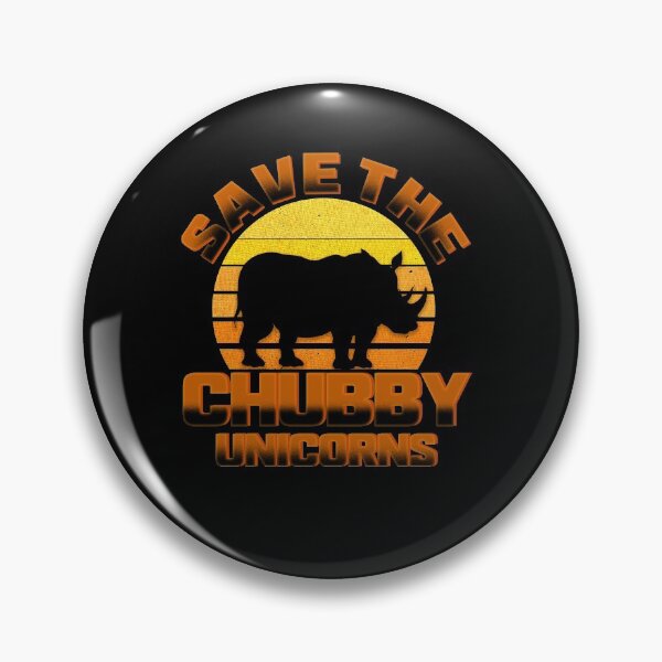 Item preview, Save The Chubby Unicorns Vintage Rhino designed and sold by BLake77777.