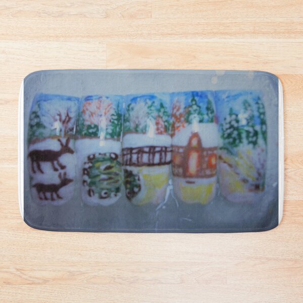 Item preview, snow season on the artificial nails.  designed and sold by Lan thi Nguyen.