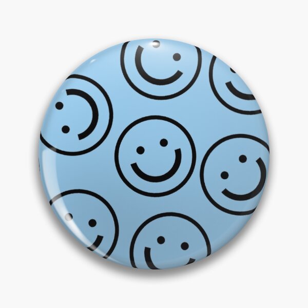 Item preview, Blue Smiley Faces Pattern designed and sold by RougeMachtig.