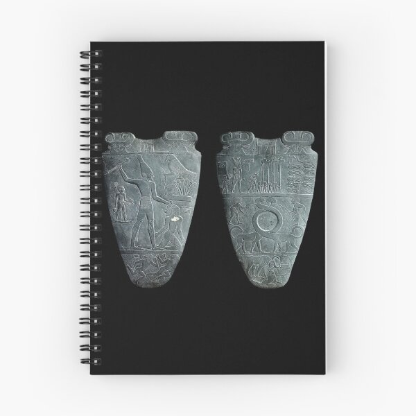 Item preview, Narmer palette (front and back) (on black) designed and sold by DotorEaon.