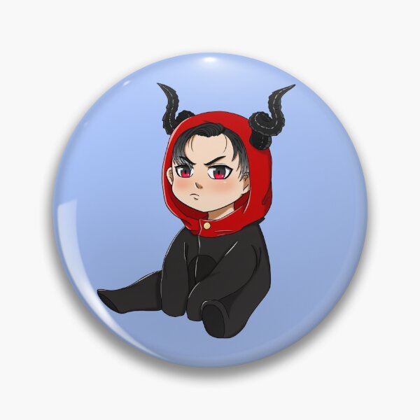 Item preview, Chibi Baby Lucifer Obey Me Sticker designed and sold by KenadiArts.