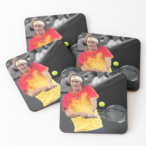 Item preview, Alexander Zverev. Backhand. designed and sold by ArtForKnowledge.