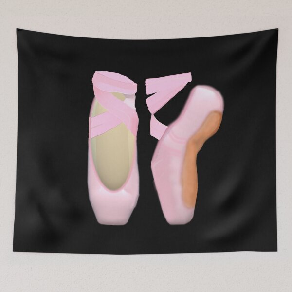 Item preview, Ballerina Pointe Shoes (Black Background) designed and sold by ArtByLM.