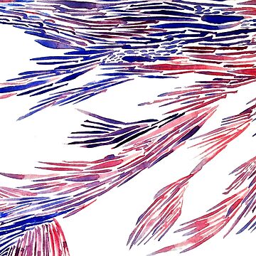 Artwork thumbnail, "Alizarin Fronds" (2015) by hookneye