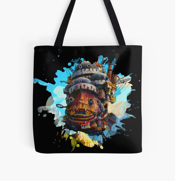 Hurlement peinture Tote bag doublé