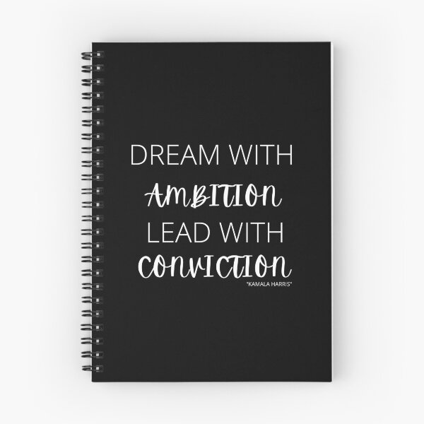 Item preview, Dream With Ambition Lead With Conviction Kamala Harris designed and sold by dress-in.