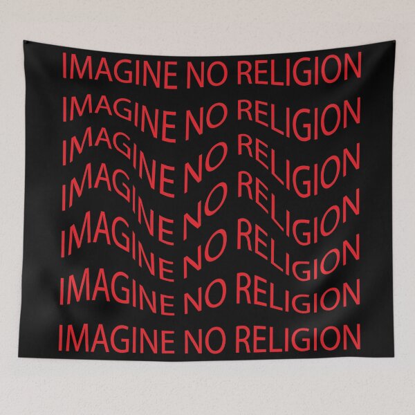 Item preview, Imagine No Religion | Atheism Gift designed and sold by cattiktoks1718.