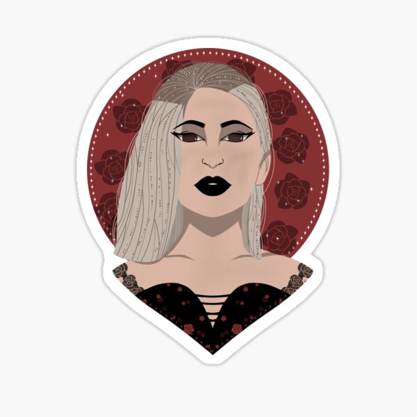 Vista previa del artículo con la obra «La Femme en rouge», diseñado y vendido por DimMarilia.