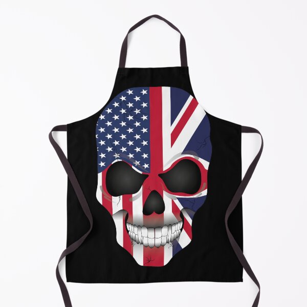 Item preview, USA American British Union Jack Vampire Skull Flag designed and sold by SandersApparel.