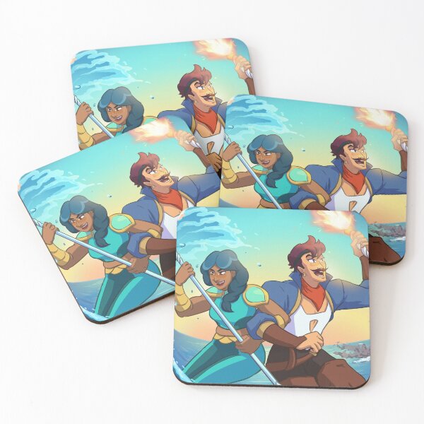 Item preview, The Water Princess and the Pyromaniac designed and sold by kryptocow.