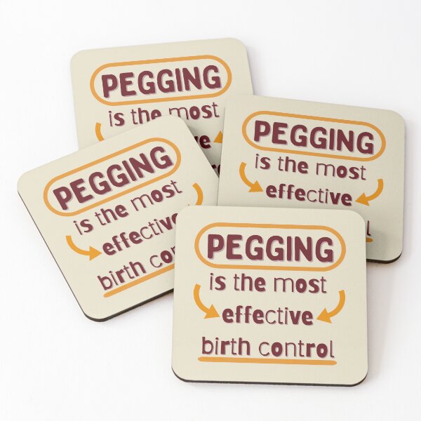 Item preview, Pegging is birth control designed and sold by RebeccaART5.
