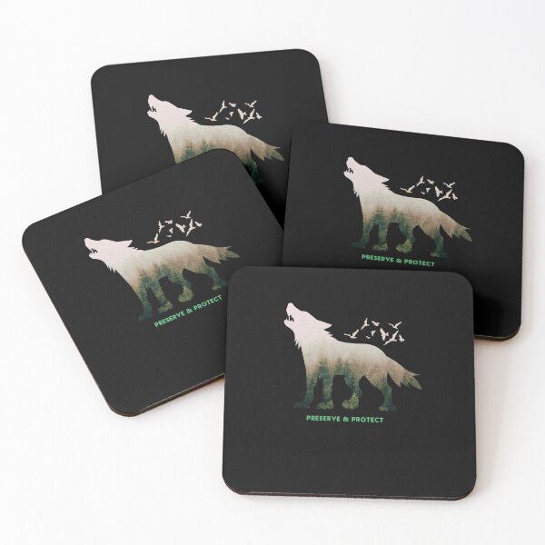 Item preview, Preserve & Protect Vintage Wolf Nature Wildlife T-Shirt designed and sold by BLake77777.