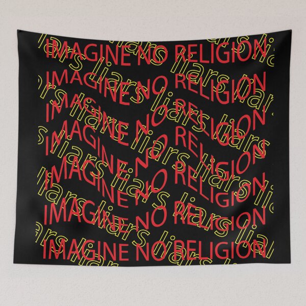 Item preview, Imagine No Religion | Atheism Gift designed and sold by cattiktoks1718.