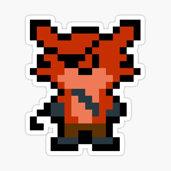 Pixel Foxy Sticker