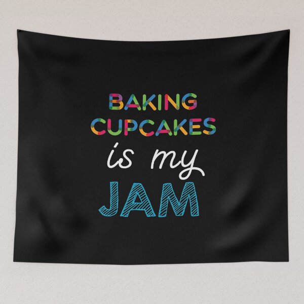 Item preview, Baking Cupcakes is my Jam. Funny Baking Cupcakes Design designed and sold by Custom365.