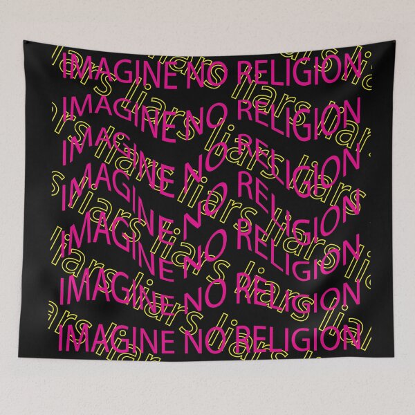 Item preview, Imagine No Religion | Atheism Gift designed and sold by cattiktoks1718.