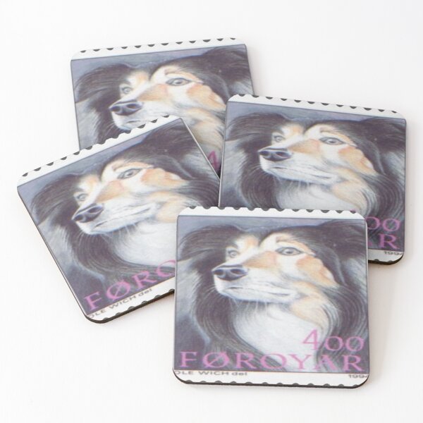 Item preview, Faroe Island sheepdog stamp designed and sold by ZoologyKat.