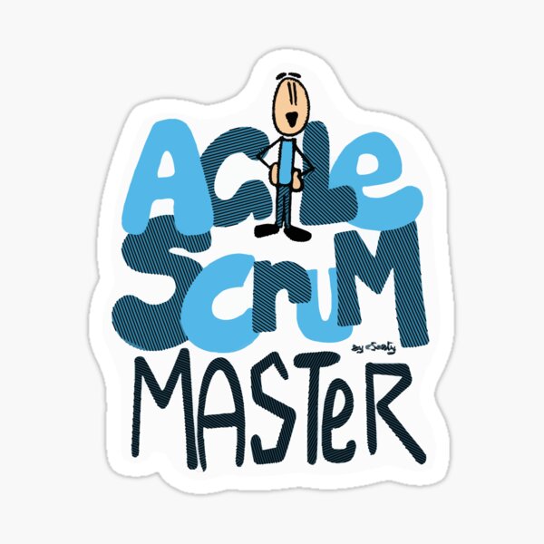 Item preview, Agile Scrum Master designed and sold by eSeaty.
