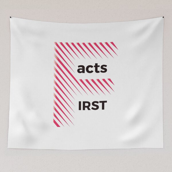 Item preview, Facts First designed and sold by PrintBrint.