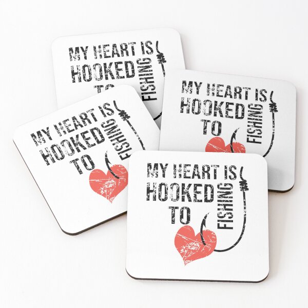 Item preview, my heart is hooked to fishing designed and sold by kmario.