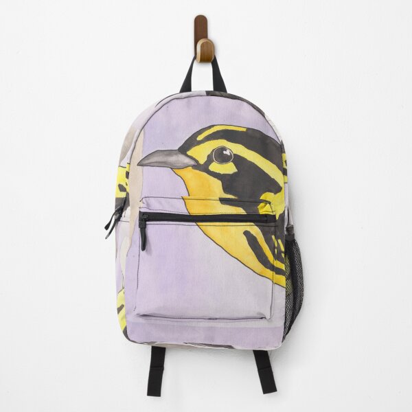 Item preview, Blackburnian Warbler watercolor bird art designed and sold by TheWaterBirds.