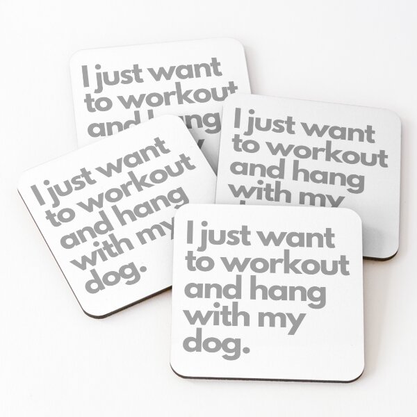 Item preview, I just want to workout and hang with my dog designed and sold by hectorgool.