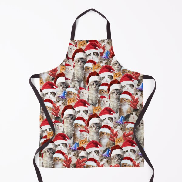 Item preview, Meowy Christmas Cats X-mas Pattern designed and sold by CarlosV.