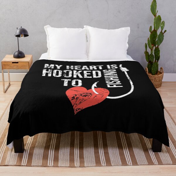 Item preview, my heart is hooked to fishing designed and sold by kmario.